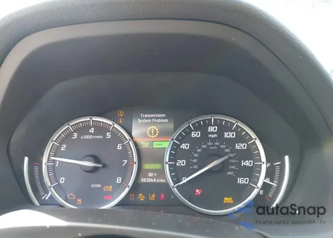 2016 Acura Tlx V6 Tech из США, поврежденный, VIN 19UUB2F5OGA001083